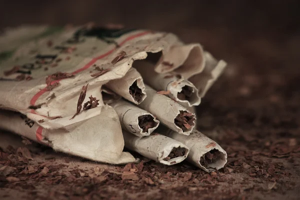 Cigarrillos viejos — Foto de Stock