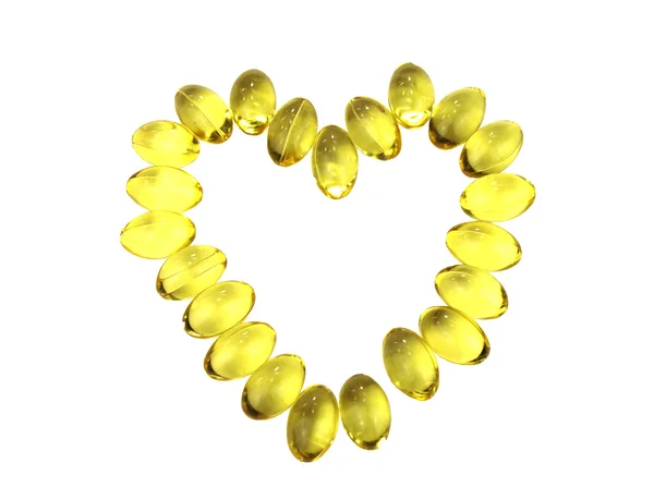 Omega-3 kapslar — Stockfoto