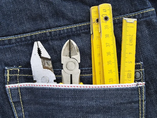 Poche outils et jeans — Photo