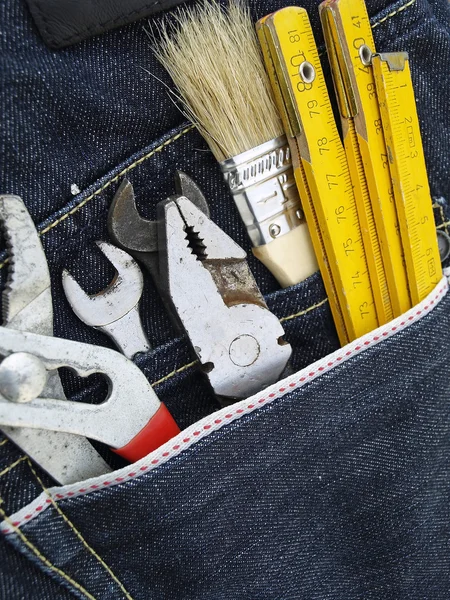 Poche outils et jeans — Photo
