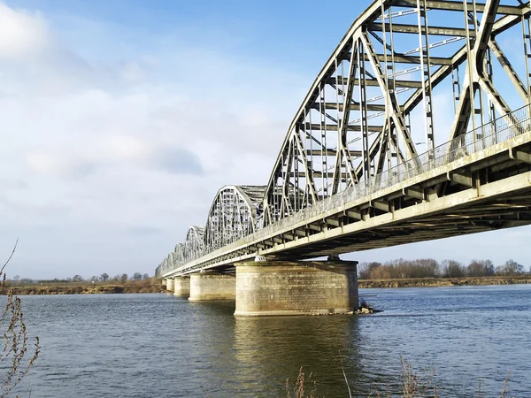 Most přes řeku vistula — Stock fotografie