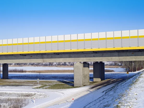 A1 of motorways bridge across a river wisła — Stock Photo, Image