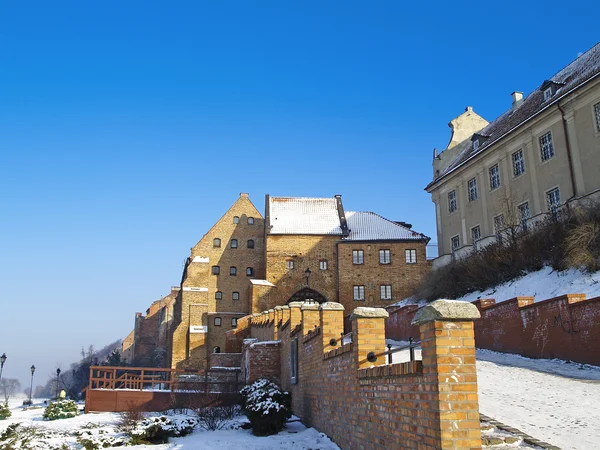 Grudziadz at winter — Stock Photo, Image