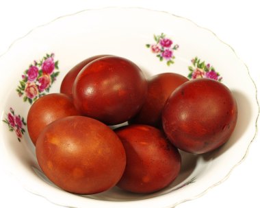 plaka üzerinde yumurta