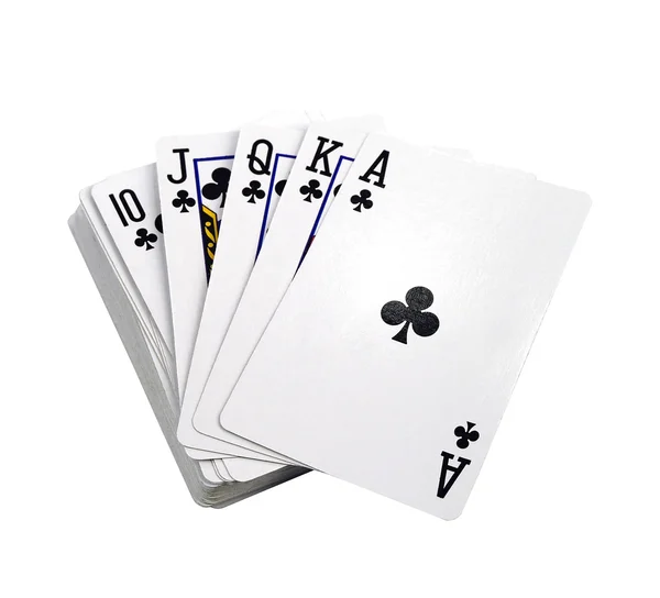 Poker spielen — Stockfoto