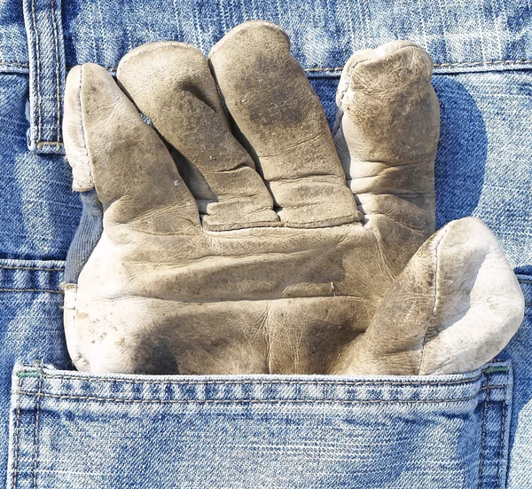 Werken handschoen — Stockfoto