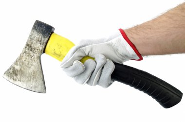 Beyaz arka planda eksenleri