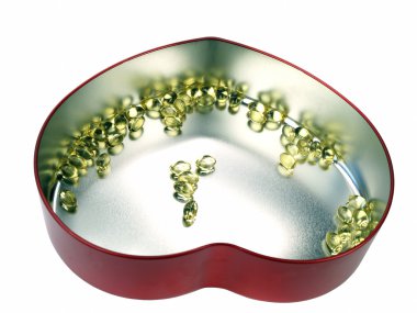 Omega 3 ile dolu kalp