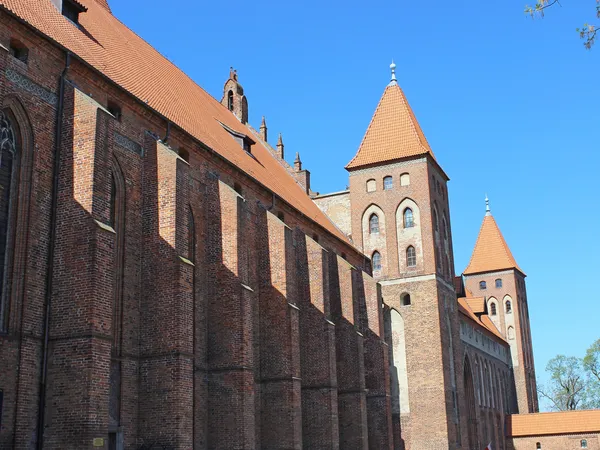 Mittelalterliche teutonische Burg in Widzyn. Polen — Stockfoto