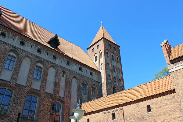 Castillo medieval teutónico en Kwidzyn. Polonia — Foto de Stock