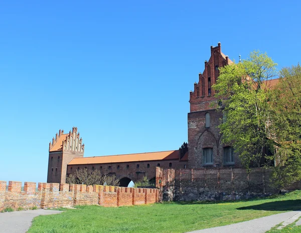 クフィジンの中世ドイツ騎士団の城。ポーランド — ストック写真