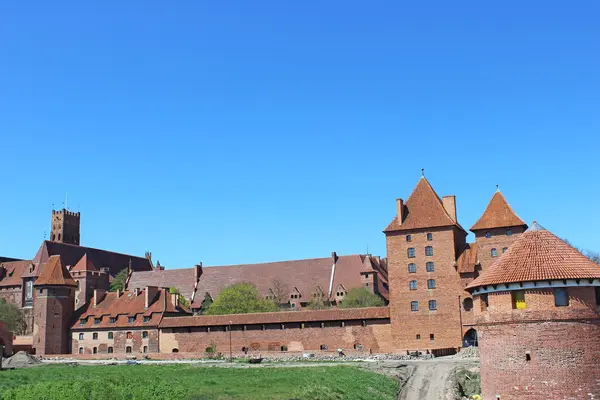 Malbork castle in Pomerania region of Poland. UNESCO World — Stock Photo, Image