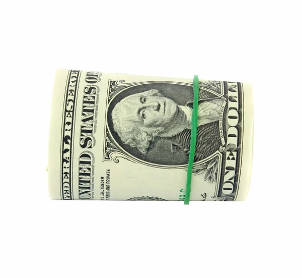 Dollars on white background — Stock Photo, Image