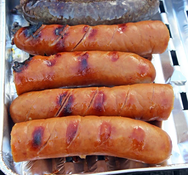 Fresco da grelha de salsicha — Fotografia de Stock