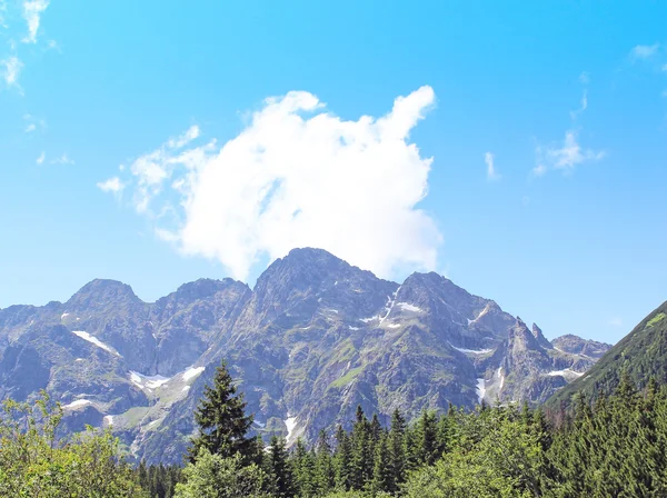 Landscape of mountains tatry Poland — Stock Photo, Image