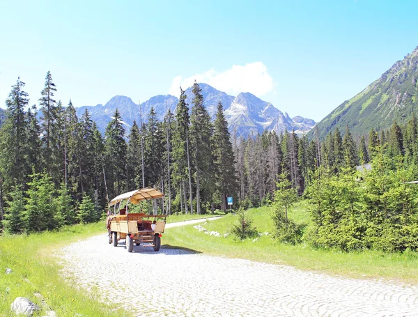 Krajobraz z góry tatry Polska — Zdjęcie stockowe