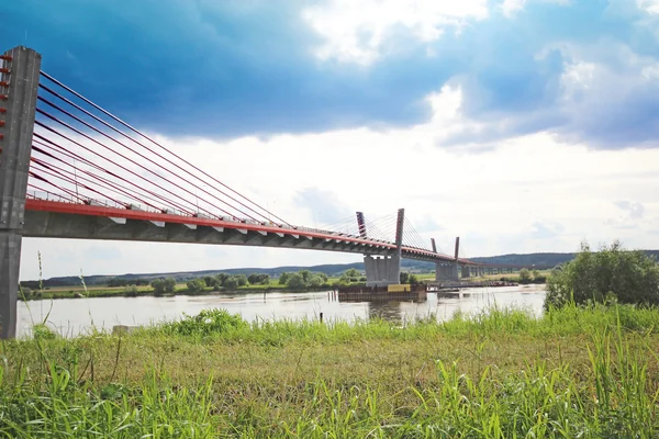 Kwidzyn, Polsko - most přes vistula — Stock fotografie