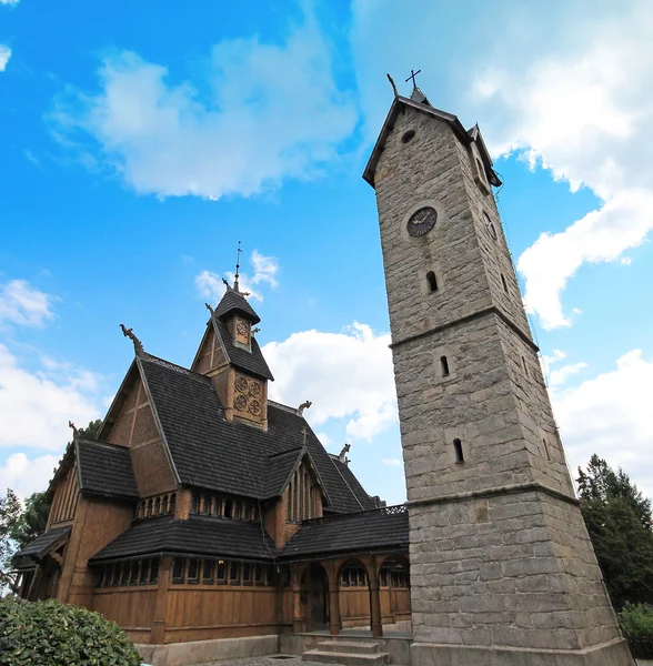 Norwegian temple Wang in Karpacz, Poland — Stock Photo, Image