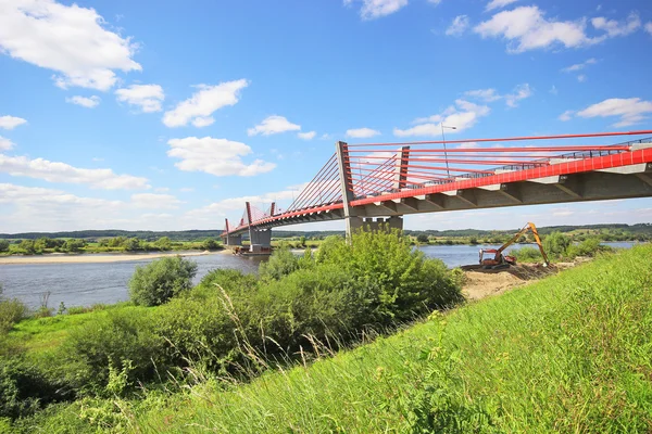 Kwidzyn, Polonya - vistula üzerinde köprü — Stok fotoğraf