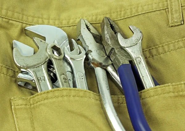 Werkzeuge in der Tasche — Stockfoto