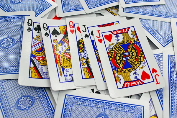 Jugar a las cartas — Foto de Stock