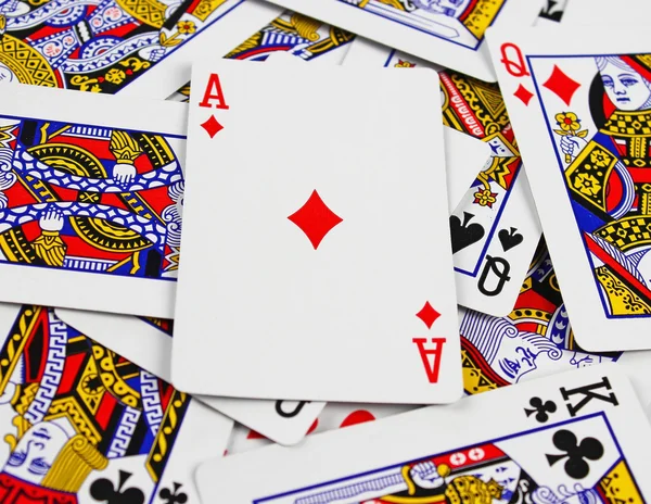 Hrací karty — Stock fotografie