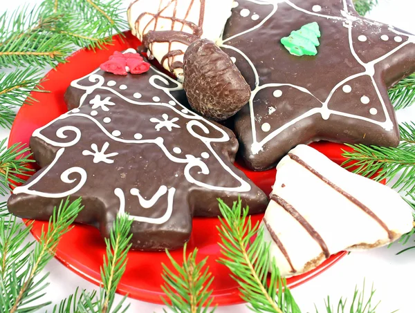 圣诞 gingerbreads — 图库照片