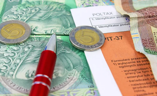 Impuesto sobre la renta polaco PIT-37 —  Fotos de Stock