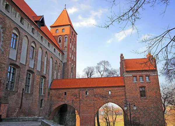 Średniowieczny zamek w Kwidzyn, Polska — Zdjęcie stockowe