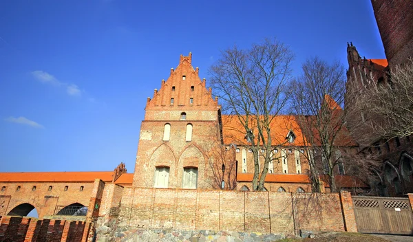 Castillo medieval en Kwidzyn, Polonia — Foto de Stock