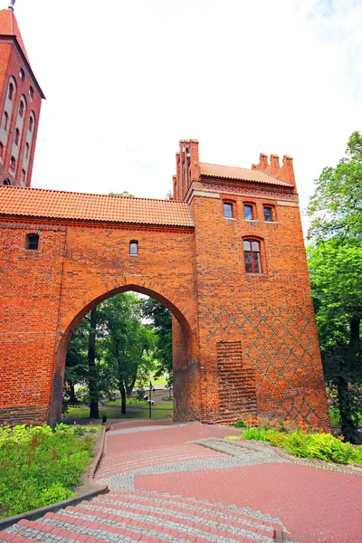 Средневековый замок в Квидзине, Польша — стоковое фото