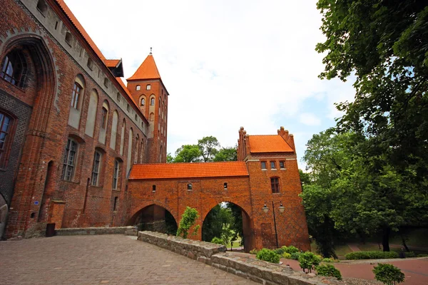 Castillo medieval en Kwidzyn, Polonia — Foto de Stock