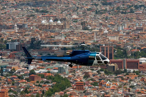 cuenca, Ekvator üzerinde polis helikopteri