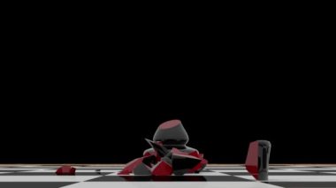 Yıkım Satranç Kralı Luma Matte ile birlikte gemide.