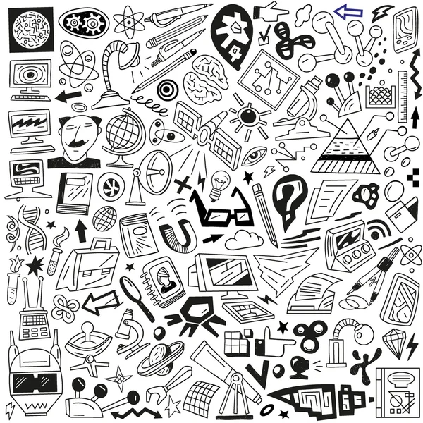 Science - doodles set — Stock Vector
