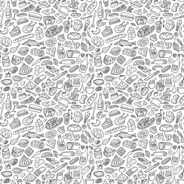 Food ,cookery - seamless pattern — Stock Illustration Food ,cookery - seamless pattern Stock Vector