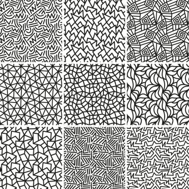 Pattern mix Abstract patterns SVG Dot art patterns Line art patterns