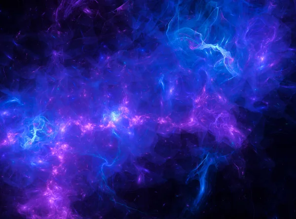 Fractal Konst Fantastisk Abstrakt Bakgrund Från Stjärnor Och Galaktisk Rymden — Stockfoto