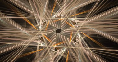 Soyut fraktal desenler ve şekiller. Fraktal spiral. Dinamik akan doğal formlar.