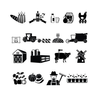 Tarım ve tarım simgeler