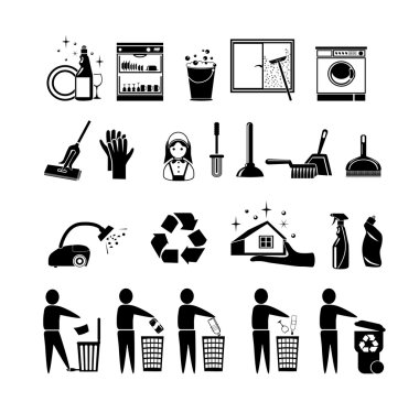 Temizlik Icons set