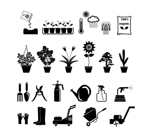 Conjunto de ícones de agricultura — Vetor de Stock