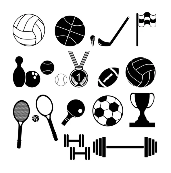 Sport und Spiele — Stockvektor