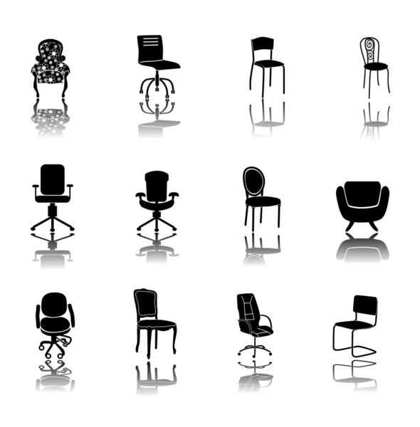 ชุดเก้าอี้ — ภาพเวกเตอร์สต็อก