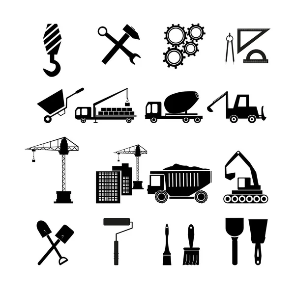 Objetos de construcción — Vector de stock