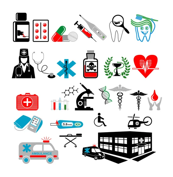 Medical icons — Stock Vector