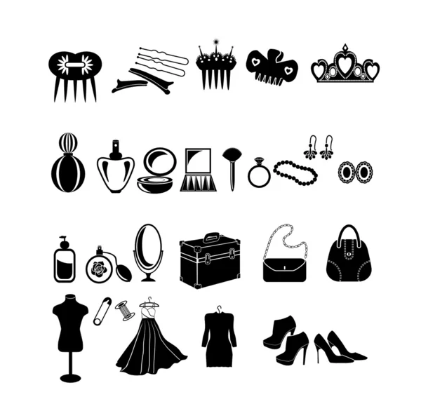 Beauty and Fashion collection — Stock Vector