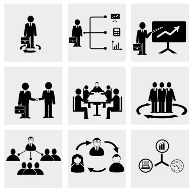 Office insanlar simgeler kümesi