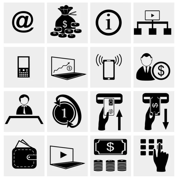 Finance Icons — Stock Vector