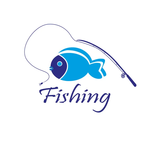 Fiske-ikonen — Stock vektor